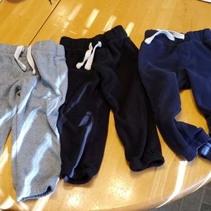 3 pairs fleece pants